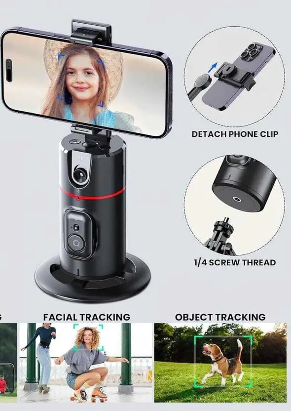 Black Stabilizer in P02 Model 2 Axis Gimbal for Mobile, Camera